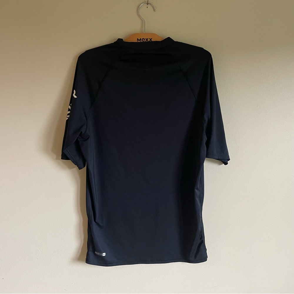 Quiksilver All Time Rash Guard Swim Surf Tee Short Sleeve UPF 50+ Mens Size XL - Picture 2 of 7